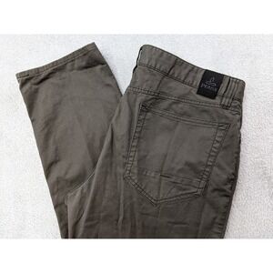 Prana Mens Slim Fit Brown Pants Size 36 Casual Chinos‎ Trousers Outdoor Stretch